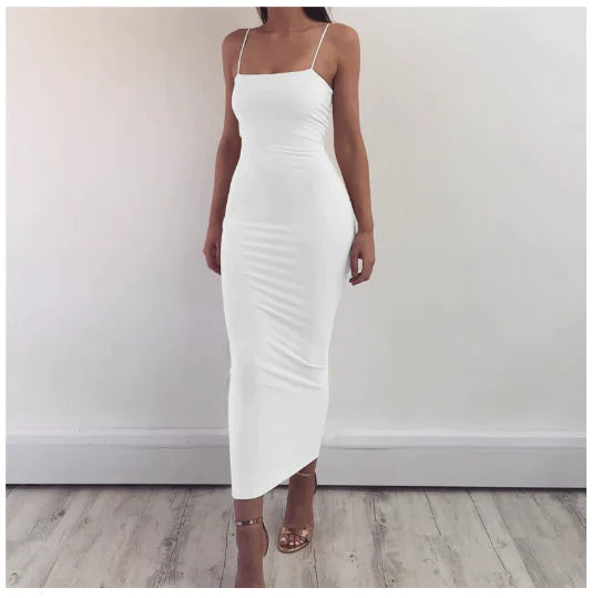 Milk Silk Bandage Dress