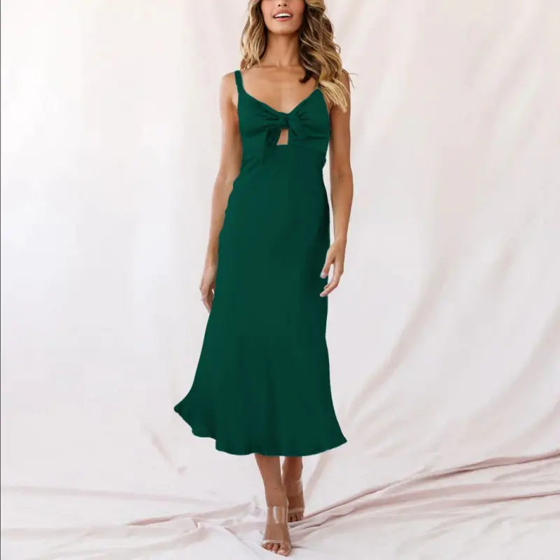 High Elastic Silk Dress